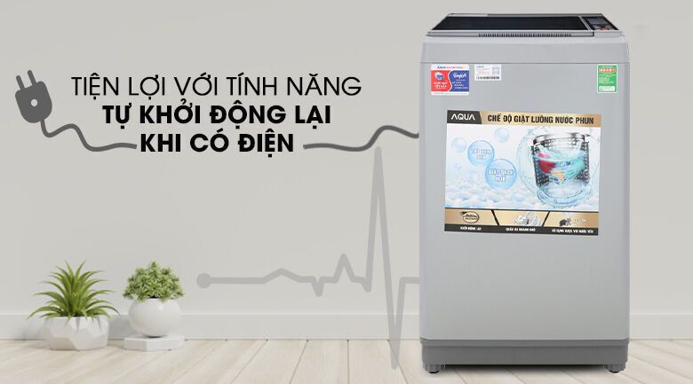 máy giặt aqua 9 kg aqw-s90ct h2