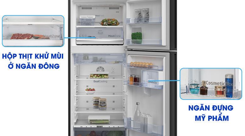tủ lạnh beko inverter 375 lít rdnt401e50vzgb mới 2020